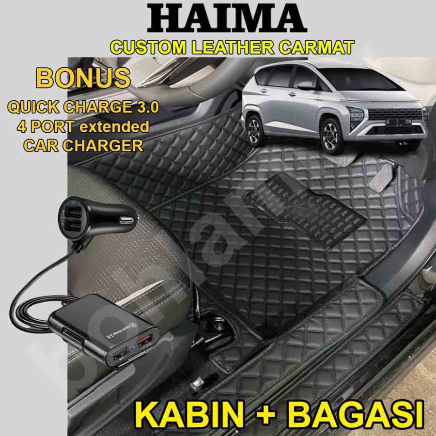 Karpet HYUNDAI STARGAZER 7D Haima Leather Luxury