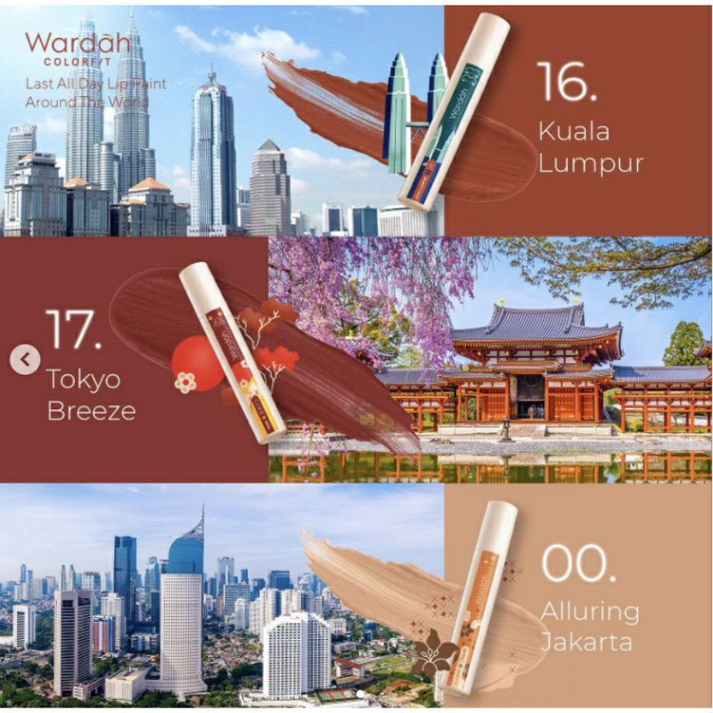 ☃Cutezz_Ching1☃Wardah Colorfit Last All Day Lip Paint 4.2g