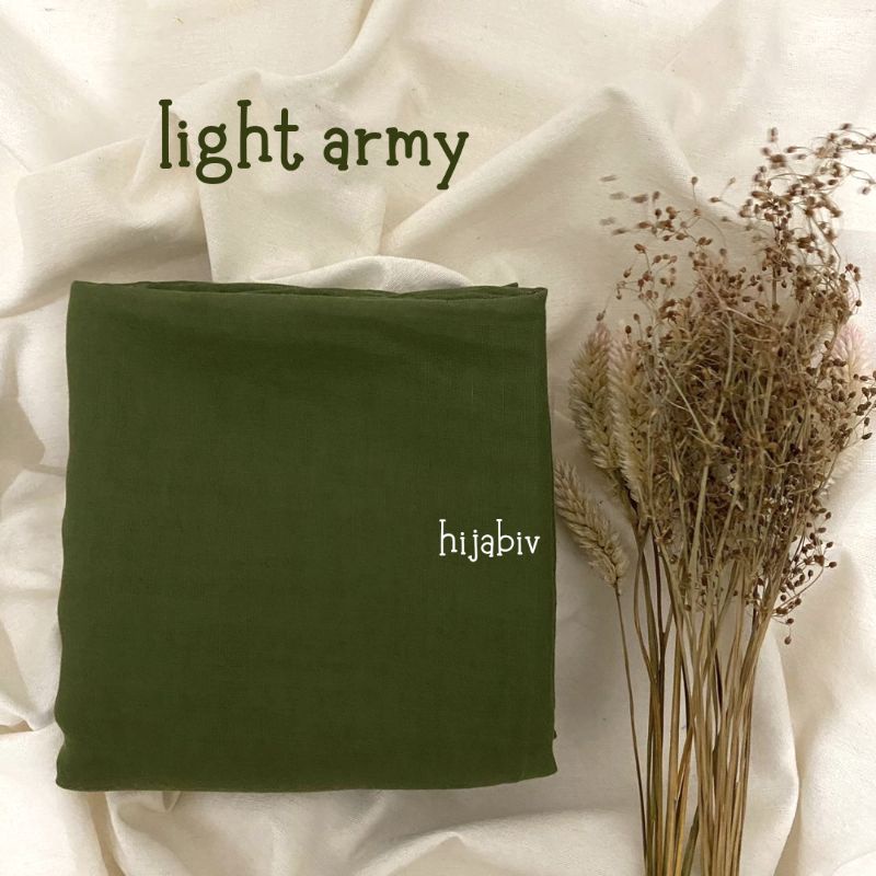 SEGI EMPAT PARIS PREMIUM FINISHING JAHIT TEPI ANTI LETOY (FREE POUCH)-PREMIUM ARMY