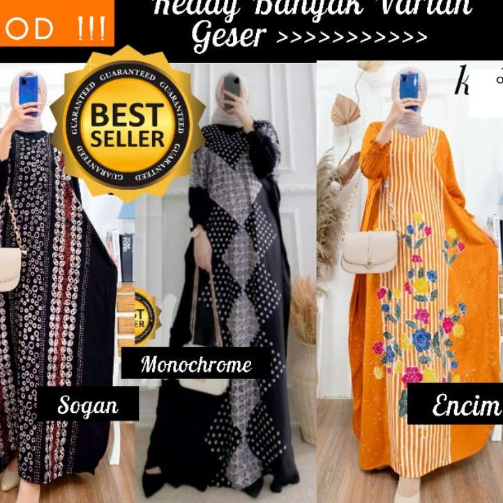 BIG DISKON PROMO BISA COD KAFTAN HITAM PUTIH & SOGAN & ENCIM COLET WARNA FASHION PREMIUM OUTFIT MUSL