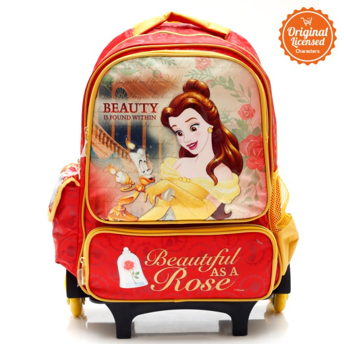 Tas Koper Disney Princess Belle Trolley Bag Large