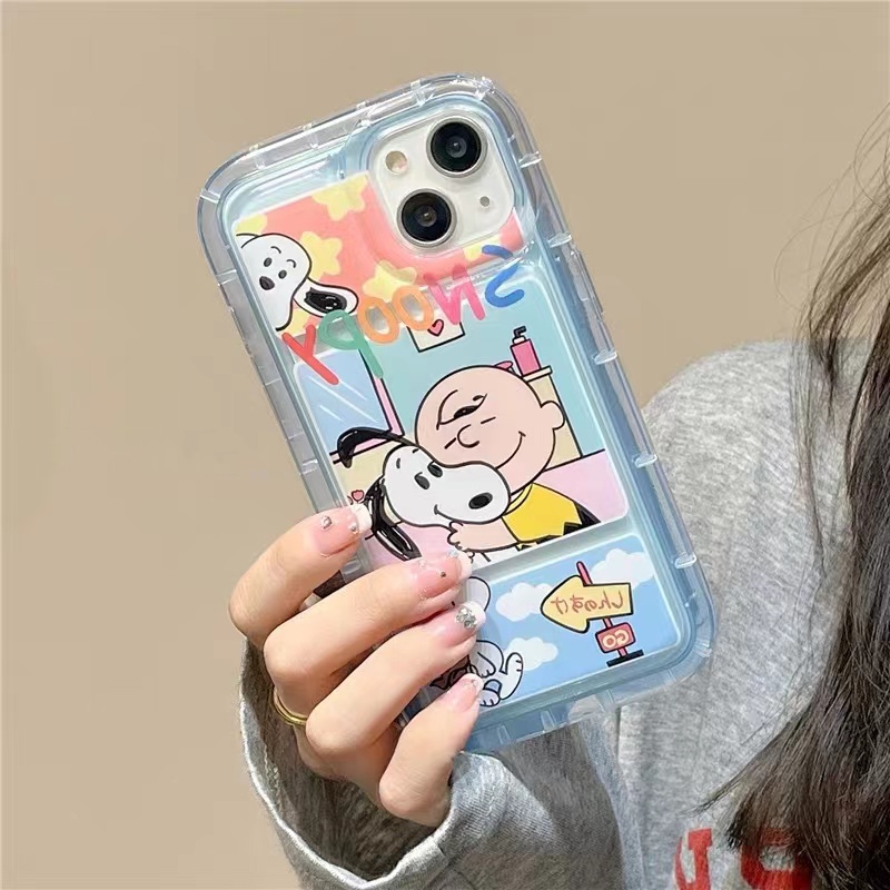 Soft Case TPU Silikon Transparan Motif Anjing Lucu Untuk IPhone 14 13 11 12 Pro XS Max XR X 8 7 6S Plus