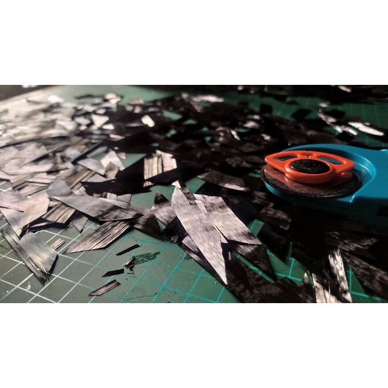 Serat Carbon Forged Diamond Cut