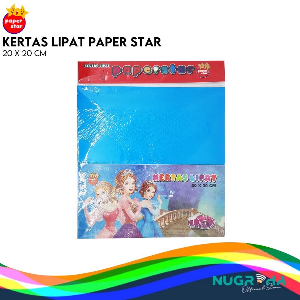 

Kertas Lipat Origami 2 Sisi Double Face 20 x 20 Paperstar