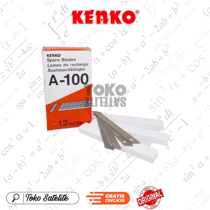 

Isi Cutter Kenko Kecil A-100 5 Pcs
