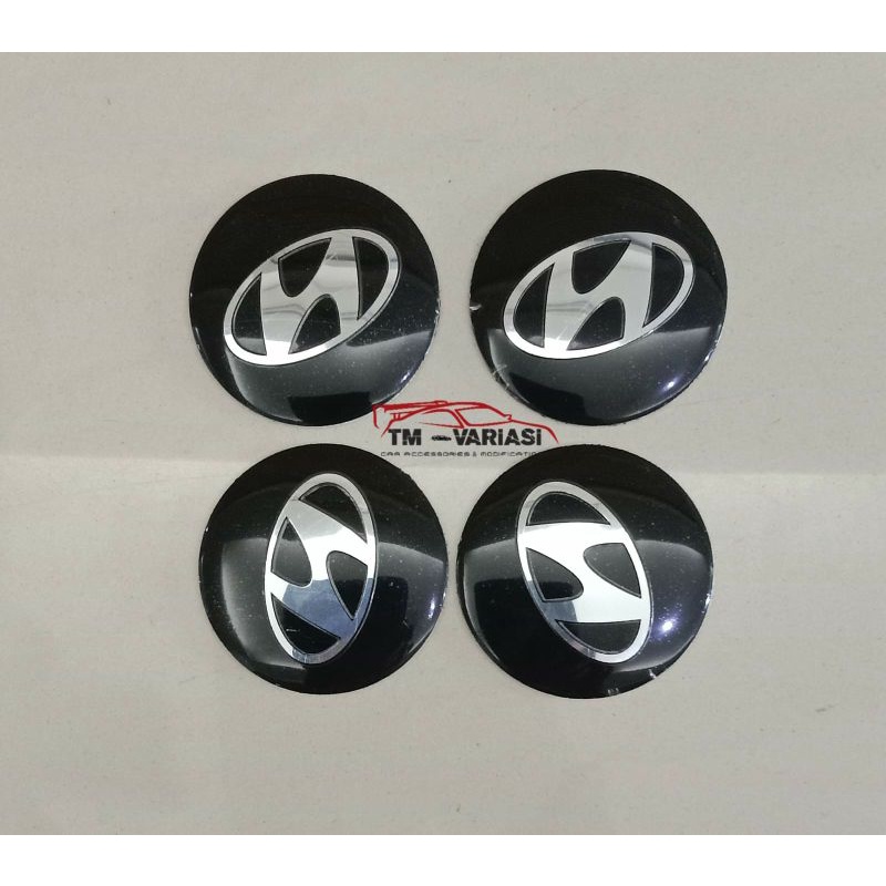Cover Pelapis Tengah Dop center Velg Ban Mobil Aluminium Hyundai.