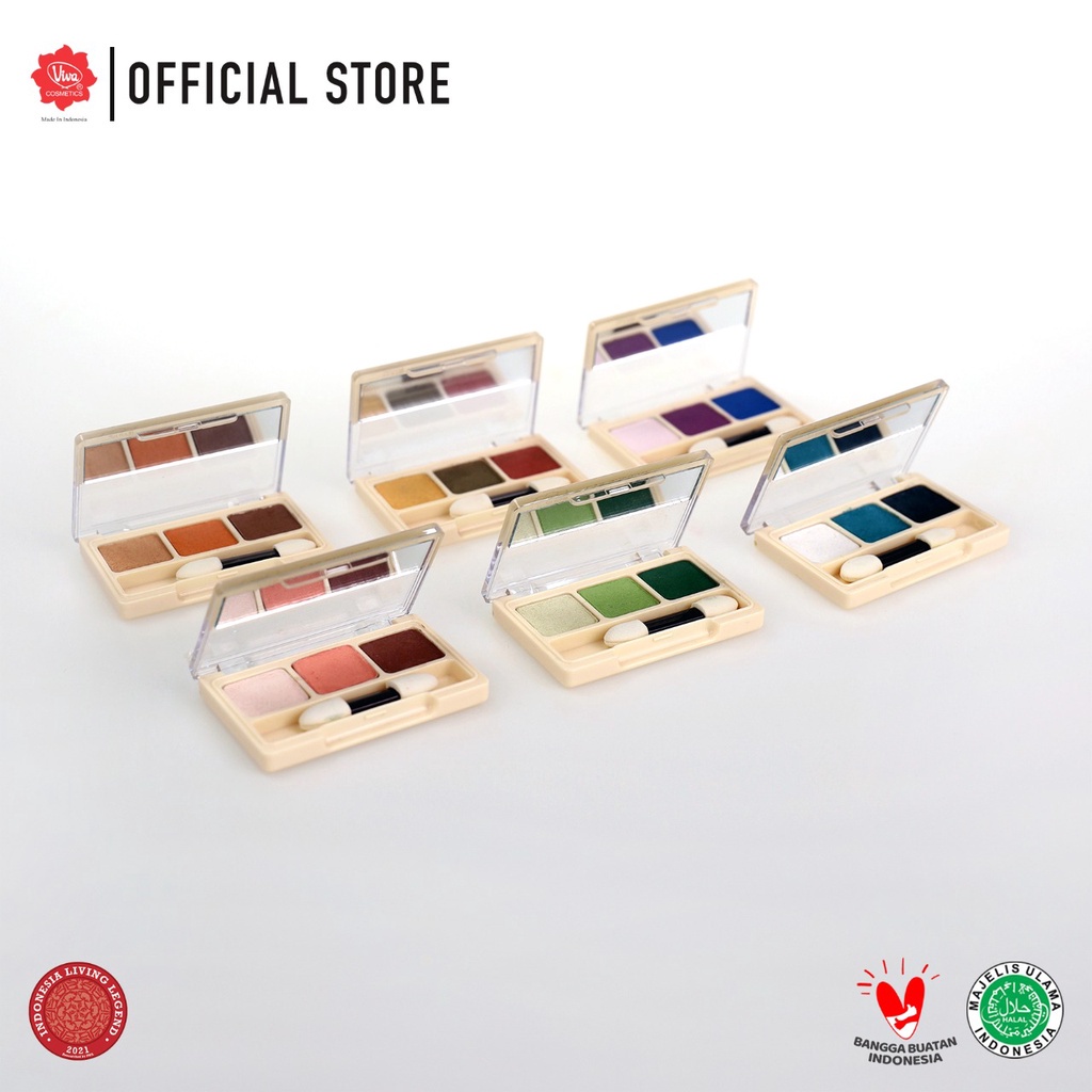 ❤ MEMEY ❤ Viva Queen Eyeshadow 3 Warna | Trio