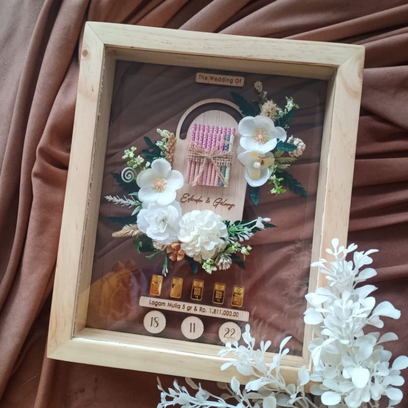 MAHAR TRANSPARAN AKRILIK RUSTIK