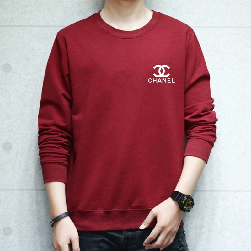 Kaos Lengan Panjang CHANNEL Pria Kaos Distro Terbaru dan Trendy