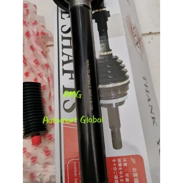 as roda depan cv joint komplit pendek taft gt hiline Rocky f70 f80 kanan NKN JAPAN