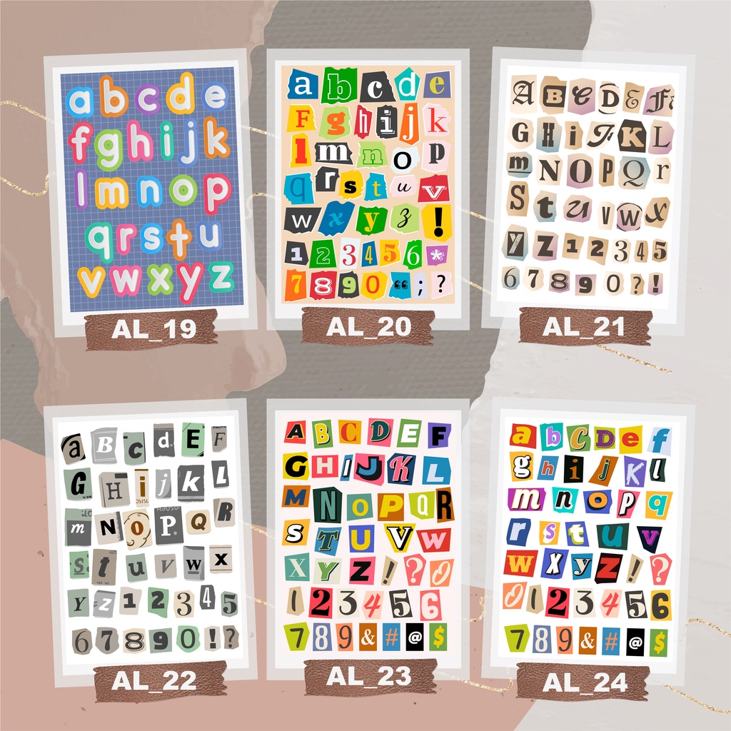 

Stiker alphabet / stiker huruf / stiker angka / stiker unik / stiker edukasi / stiker murah / stiker aesthetic / stiker huruf / stiker angka