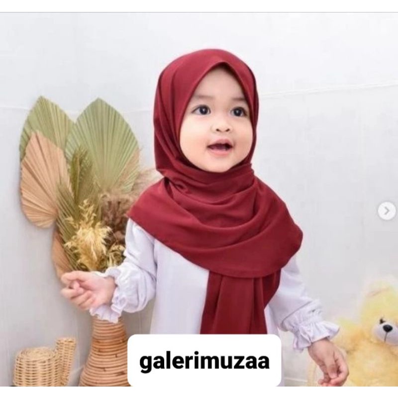 Pasmina Instan Anak Jersey Premium