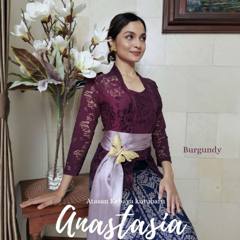 Kebaya Semi Perancis Embroidery Anastasia