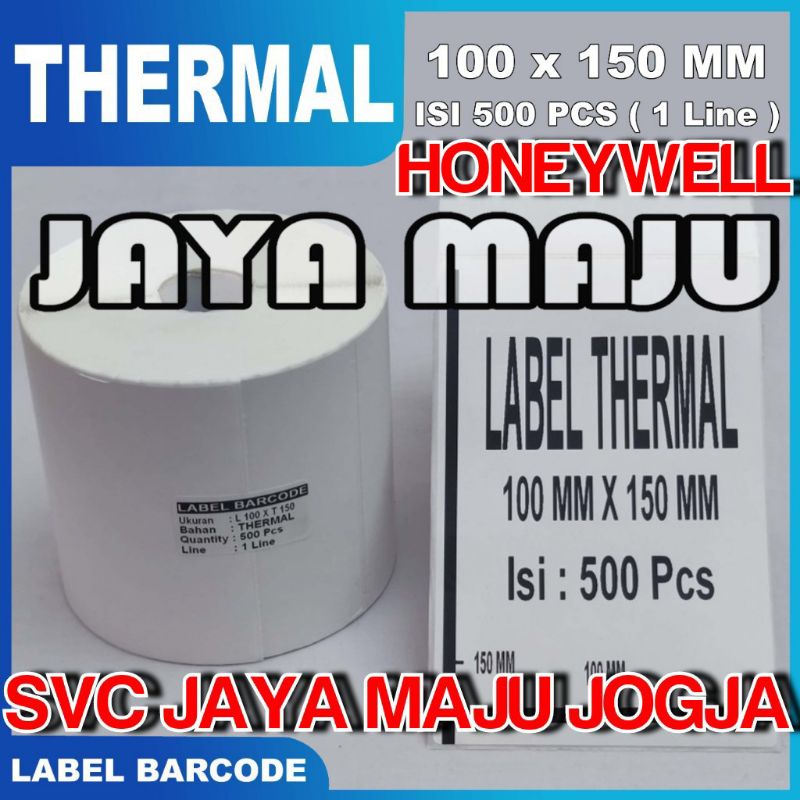 

[ HONEYWELL ] 100 X 150 THERMAL IMPORT CHN - 1 LINE - FACE OUT - ISI 500 PCS || CORE 1" || LABEL BARCODE TANPA RIBBON DIRECT THERMAL - KERTAS STICKER RESI A6 || 100X150 - PC42D PC42 D PC 42D PC42T PC42 T PC 42T PC43T PC43 T PC 43T