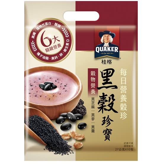 

Quaker Herbs & Cereal Beverage Black Sesame Black Beans Black Rice (10 sachet)