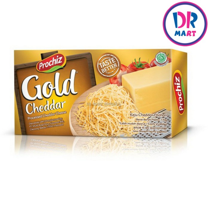 

Keju Prochiz Gold Cheddar 160gr