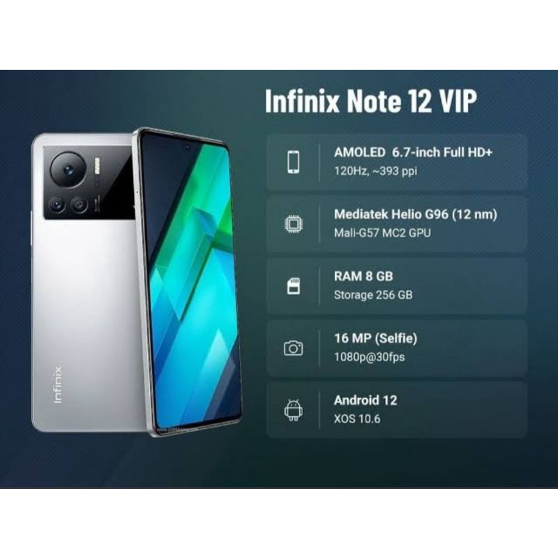 Note 12 vip 8 256