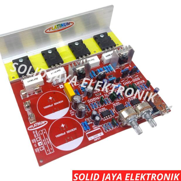 KIT POWER SUBWOOFER 500W DMS-009 PLATINUM AMPLIFIER SUBWOOFER DMS 009