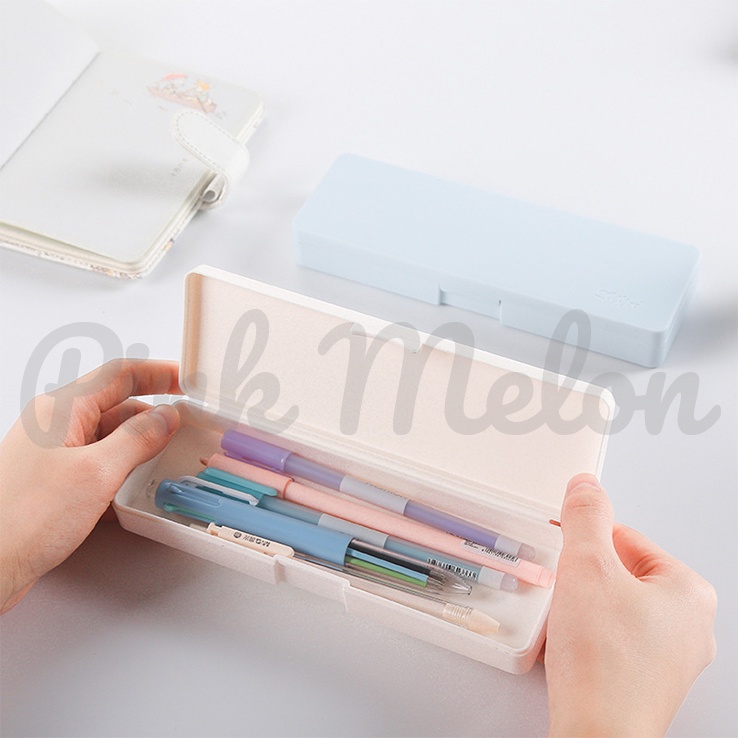 

Kotak Pensil Pencil Case Alat Tulis Aesthetic Simple Polos