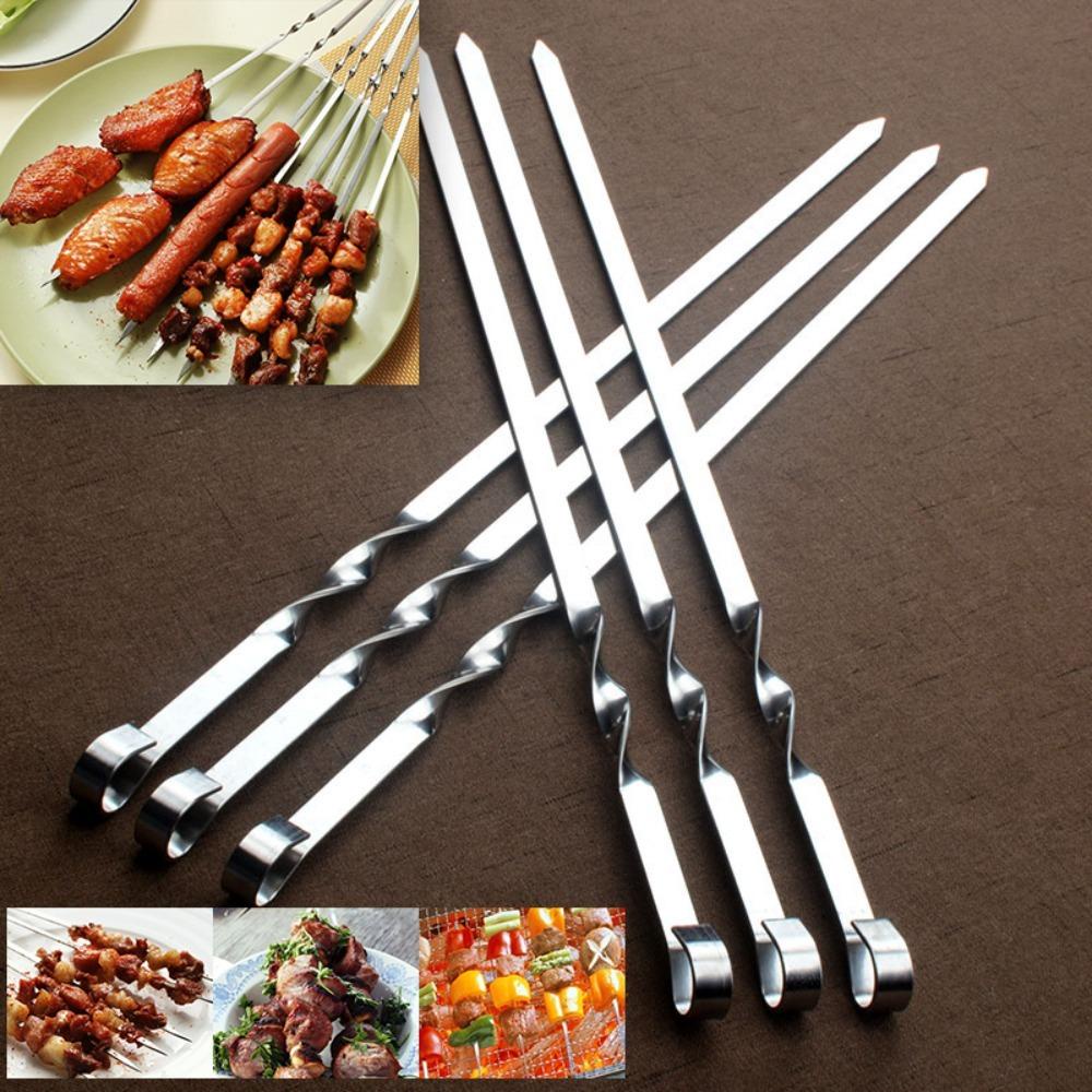 PINEAPPLE Stainless Steel Roast Stick High-quality BBQ Kitchen Tool Skewers Kebab String