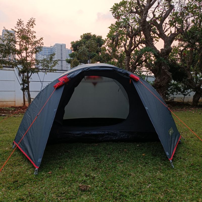 Tenda Dome Camping GO Java Pro Original Great Outdoor/Tendaki Borneo 4 Dark Grey