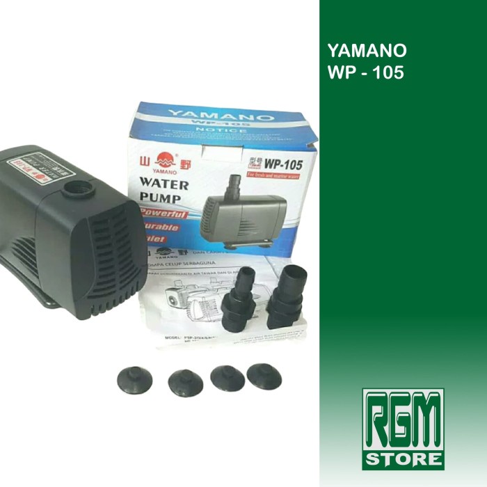 YAMANO WP 105 WP-105 Pompa Air Celup Pompa Kolam Aquarium