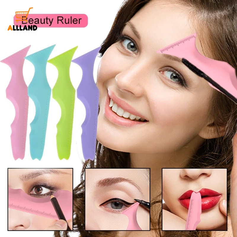 Alat Bantu Eyeliner Multifungsi Bahan Silikon Reusable Mudah Dibersihkan Untuk Pemula