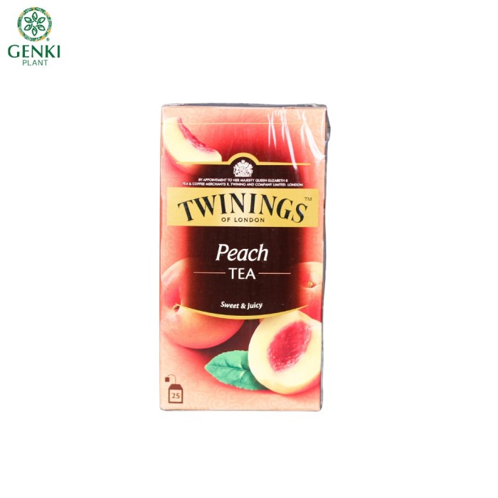 

TWININGS PEACH TEA (FLAVOURED BLACK TEA) - 2 G X 25 BAG