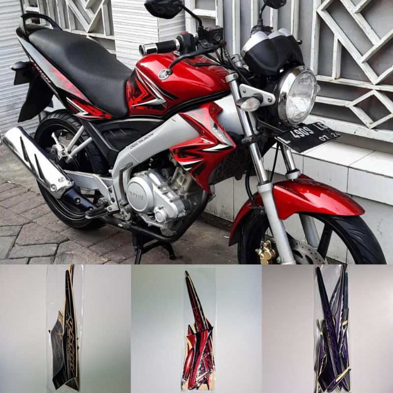(Bisa COD) Striping yamaha vixion lama 2009 stiker standar ori vixion old/stiker vixion lama