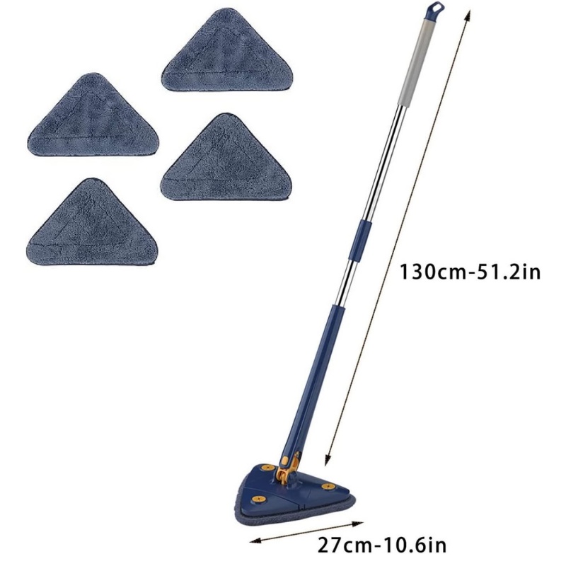 CEO Squeeze Triangle Mop alat sapu dan kain pel 2 in 1 segitiga kain microfiber