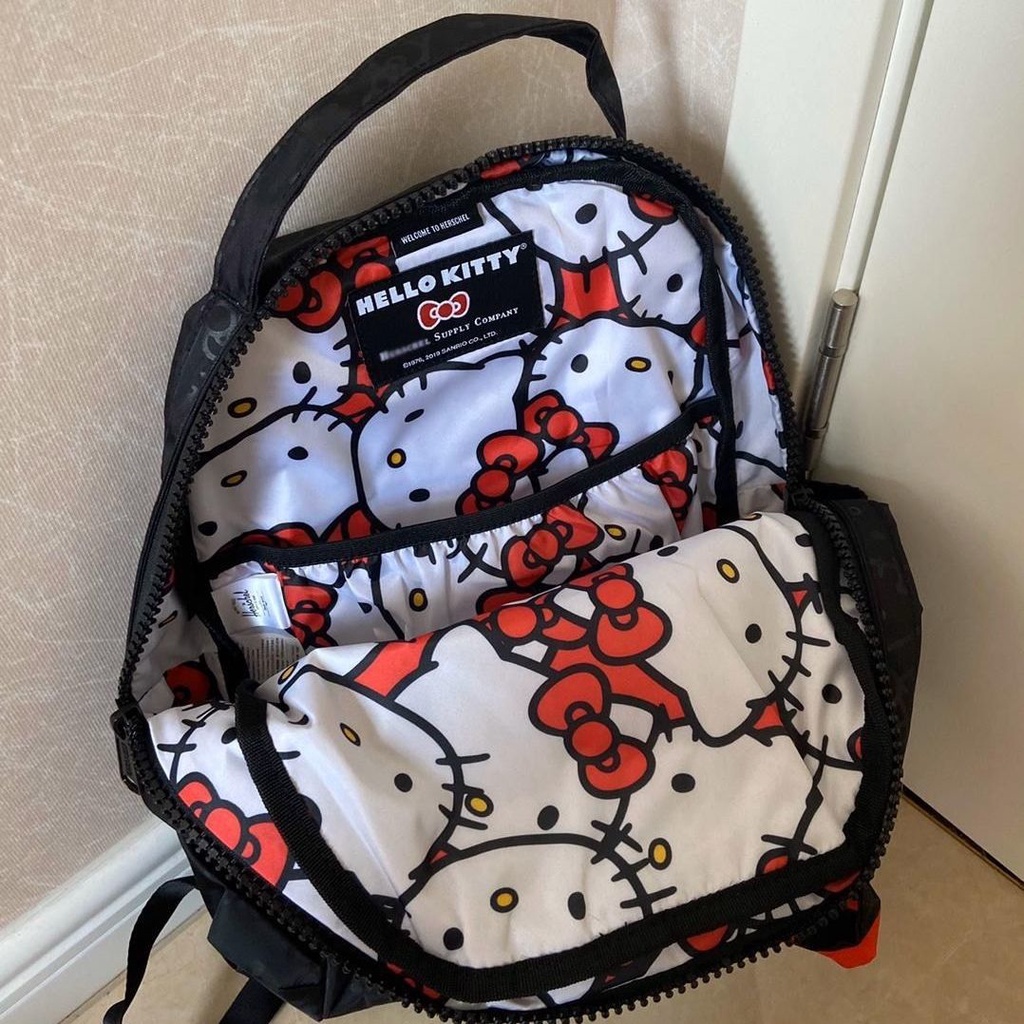 Sera 2022 Baru HelloKitty Joint Nova Tide Merek Ransel Pria dan Wanita Lucu Tas Sekolah Ransel Ringan Siswa