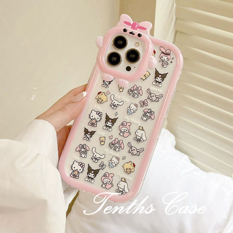 Oppo A78 A17 A17K A57 A77s A76 A96 A16 A16s A15 A15s A16k A16e A74 A54 A95 A94 A5 A9 2020 Reno 7Z 6 5 A3s A12e A5s A12 Full Layar Small Animal Phone Case Soft Cover Pelindung