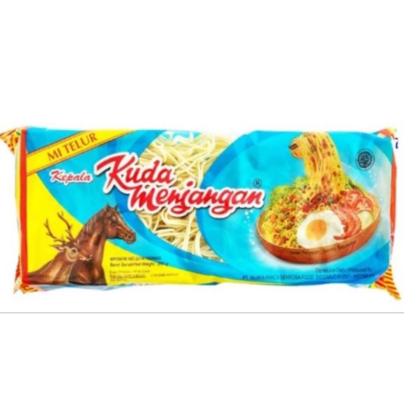 

Mie Telor Kuda Menjangan 200gr Mie Telur