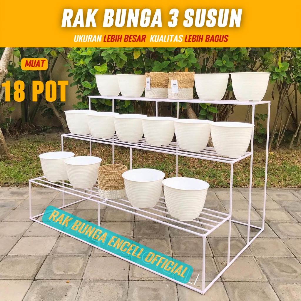 Rak Tanaman Bunga Susun Besi Bertingkat 5 Tempat Pot Besi Susun Besi Minimalis Murah Hiasan Rak Tama