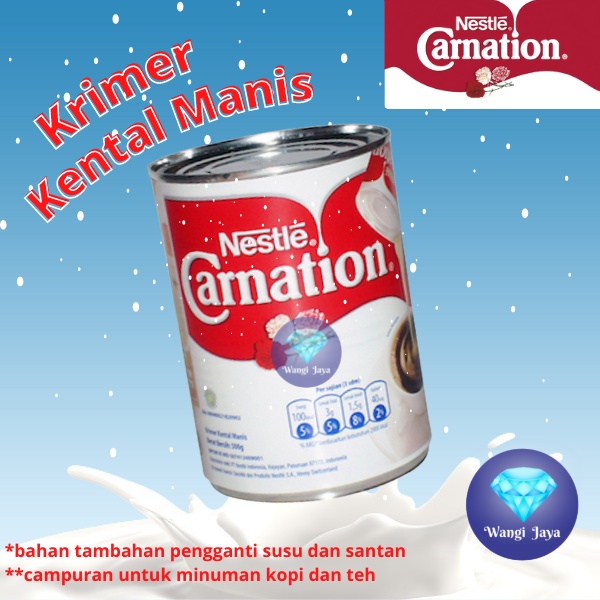 

Nestle Carnation Susu Krimer Kental Manis Kaleng 488 GR