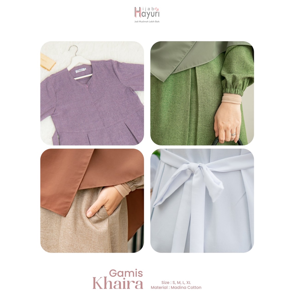HIJAB HAYURI GAMIS KHAIRA (GAMIS ONLY)