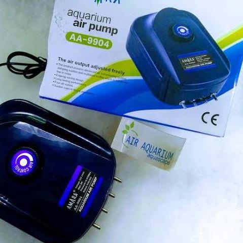 Pompa udara aerator amara aa9904 aa 9904 aerator aquarium 4 lubang