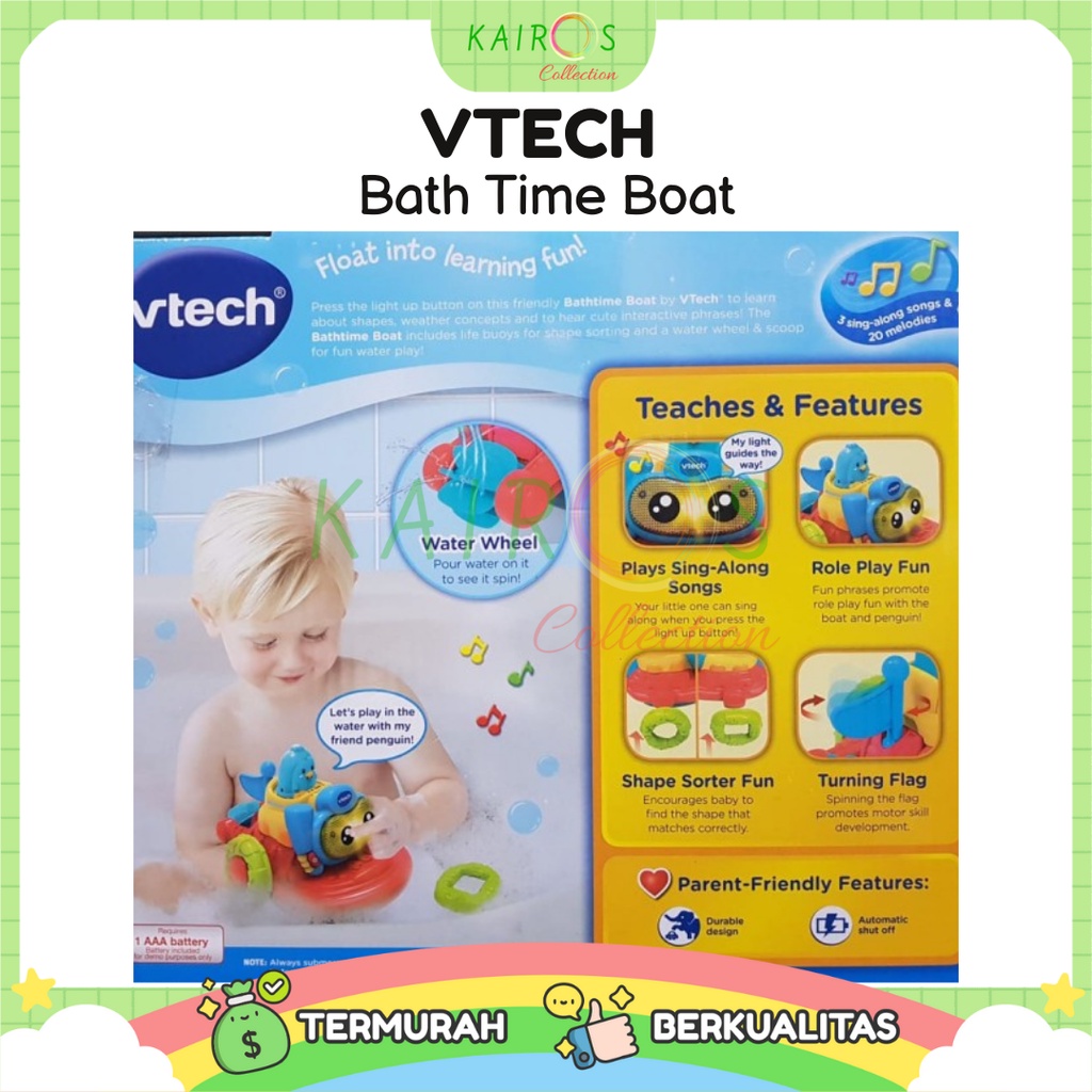 Vtech Bath Time Boat Mainan Mandi Anak