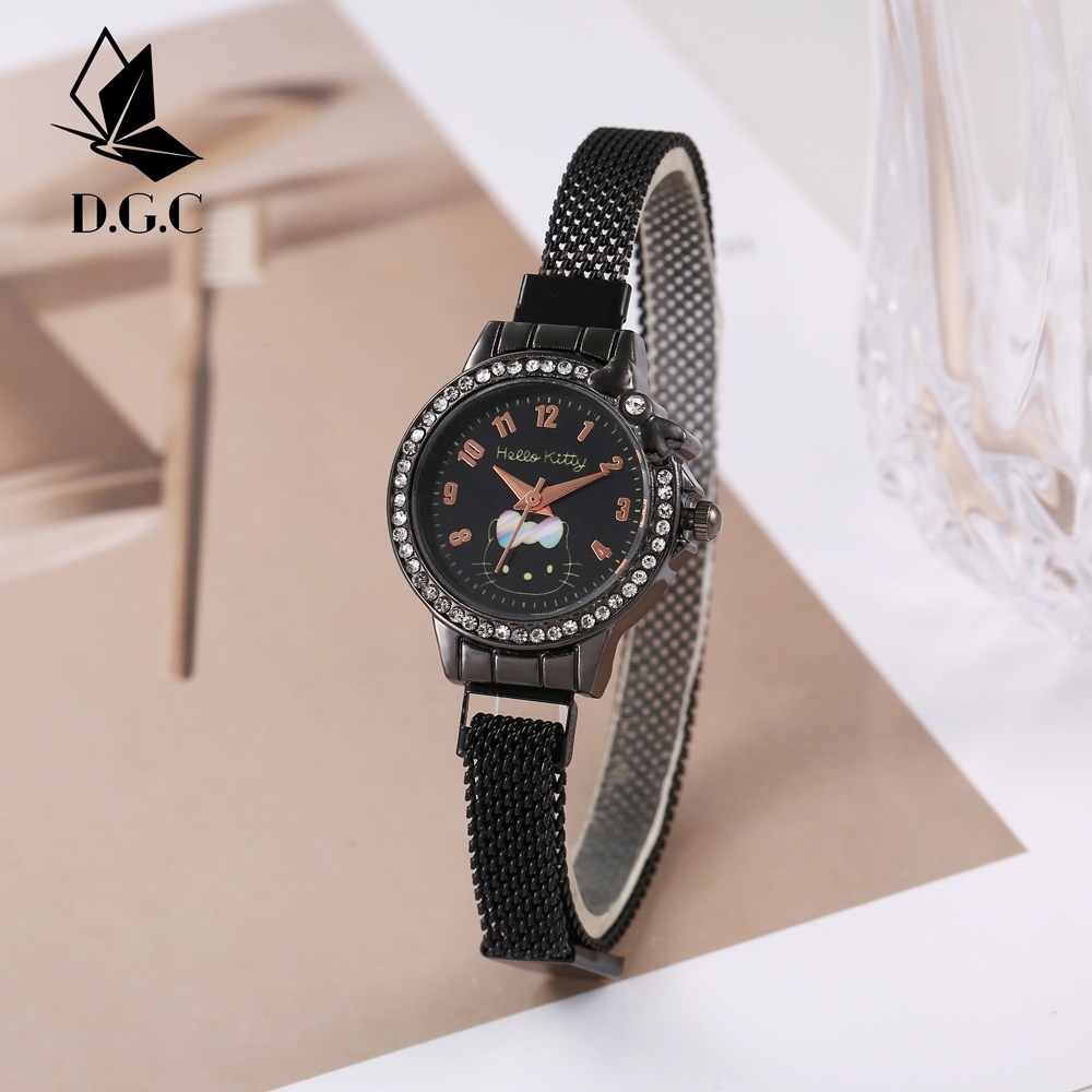 D.G.C✅Jam Tangan Wanita Analog Wanita Quartz Watch Import Murah Strap Stainless Steel W15