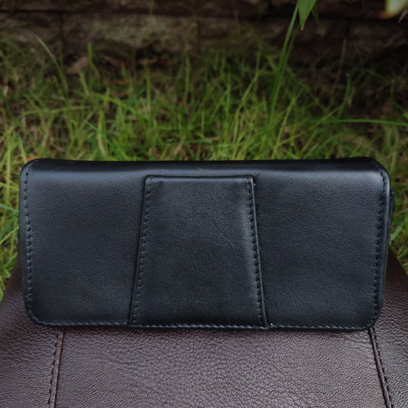 Dompet Hp Pinggang Kulit Sapi Asli Model Miring