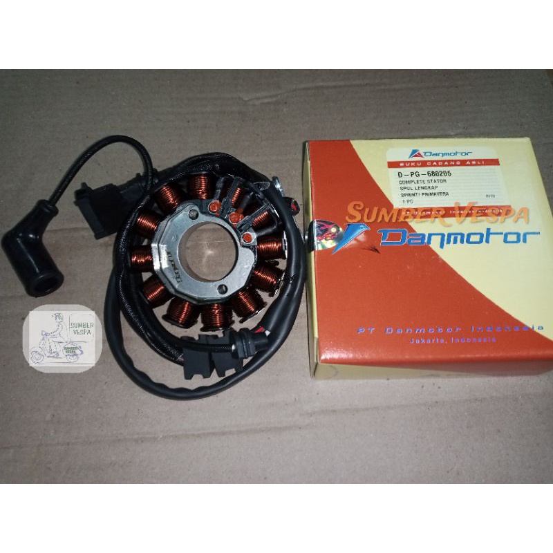 Complete Stator Vespa Matic Sprint/Primavera I-GET (Spul Vespa Matic)