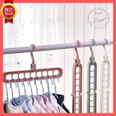 GOS A204 - Magic Hanger Gantungan Baju Organizer 9 in 1 As Seen on TV Serbaguna