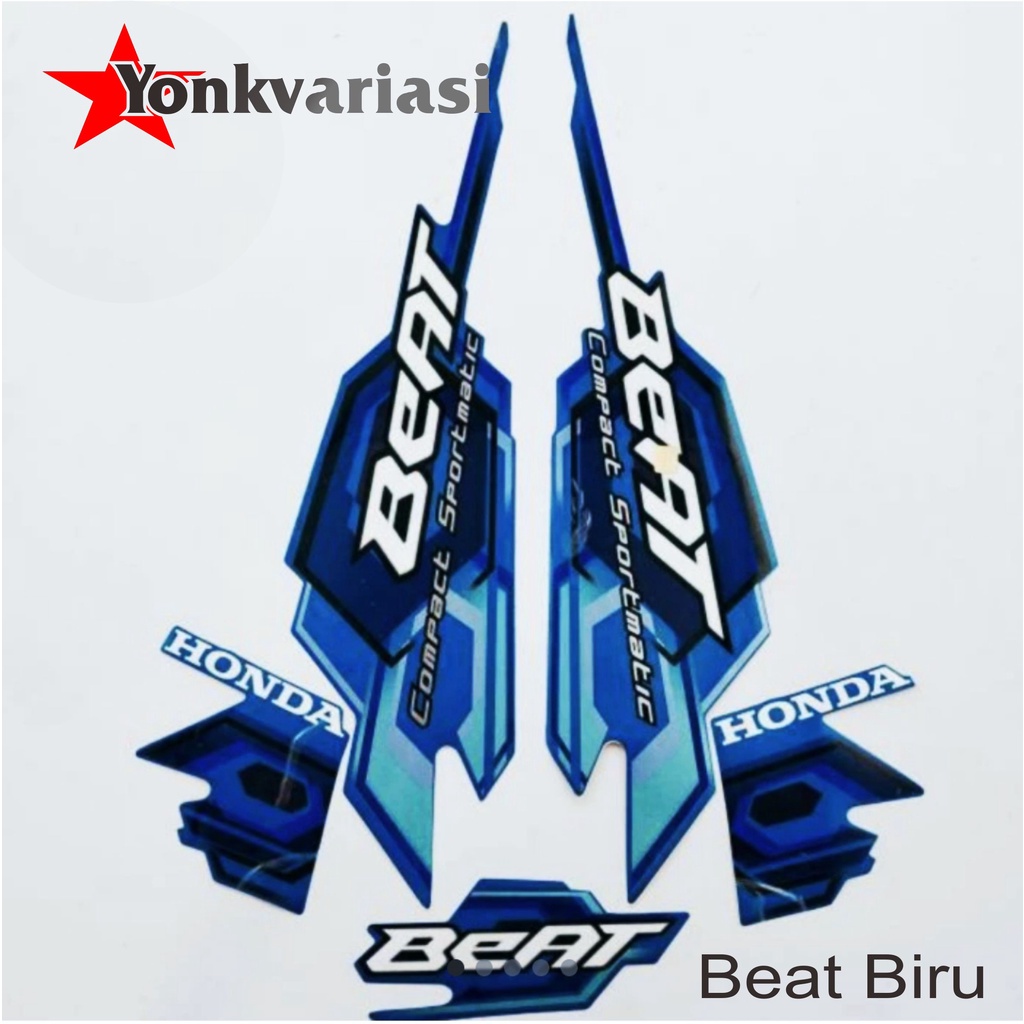 Striping Motor Beat Karbu 2007&2008//Striping Beat Karbu Awal