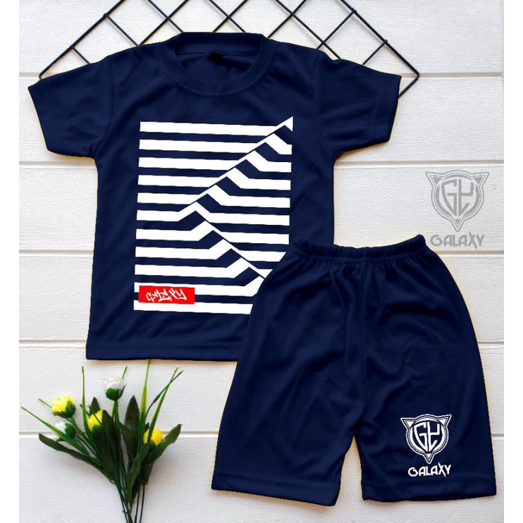 setelan kaos anak/ setelan baju anak distro