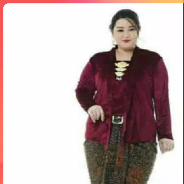 Kebaya bludru kutu baru JUMBO Kebaya Bludru