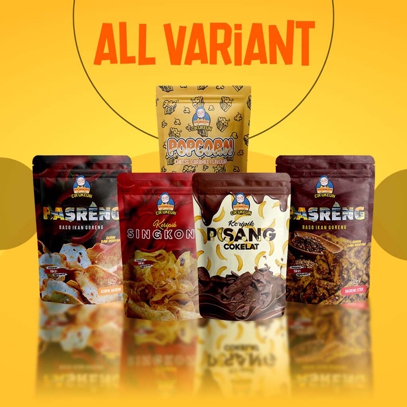 

Cik ukeun All Varian- Basreng Stick-Kripik basreng-kripik singkong-kripik pisang coklat