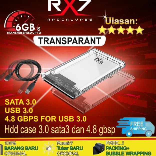 RX7 SSD Enclosure 2.5" SATA USB 3.0 External Case