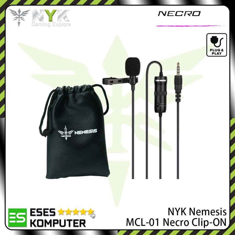 Mic Clip-On NYK Nemesis MCL-01 MCL01 Necro | Microphone Clip-On