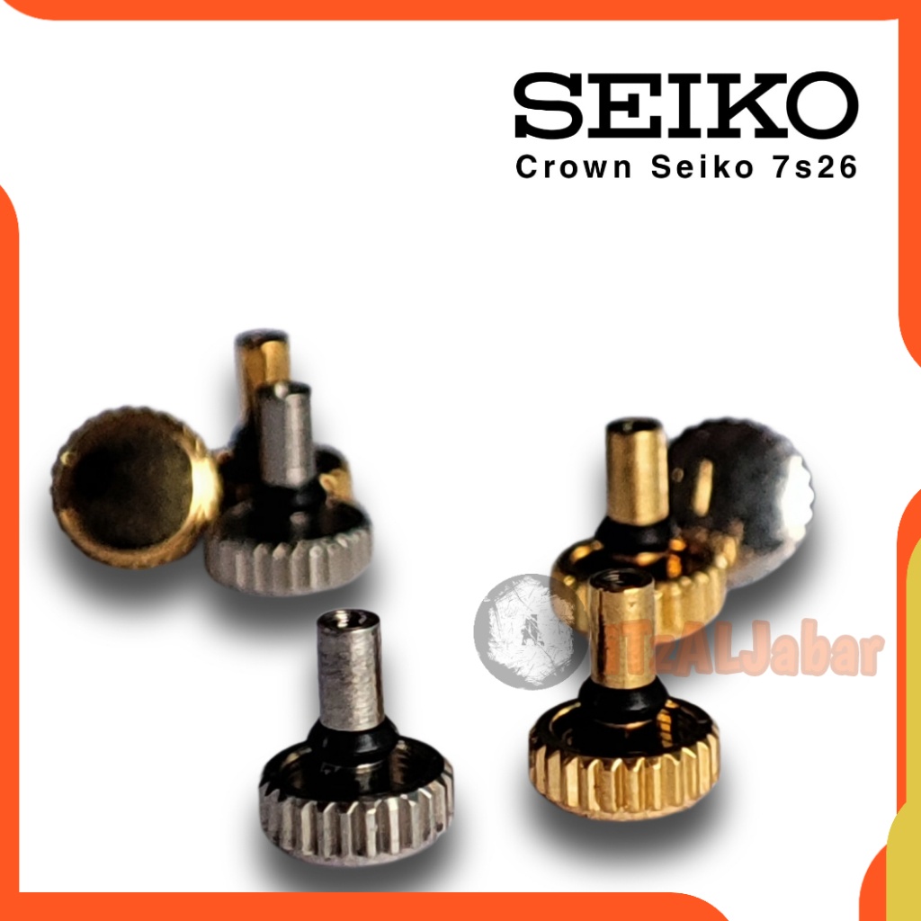 Knop kenop jam tangan Seiko 7s26 7009 6119 6309 Crown Seiko