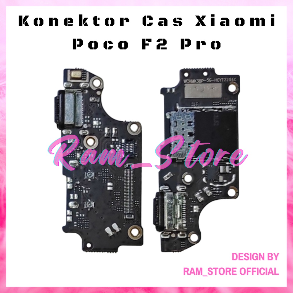 Flexible Konektor Cas XIAOMI POCO F2 PRO Papan Pcb Board Plus Mic Plug in